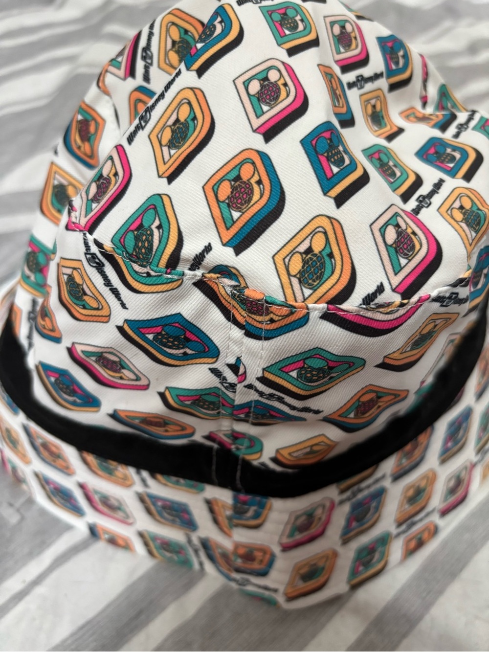 Disney Retro Mickey Mouse Bucket Hat – One Size – 100% Cotton